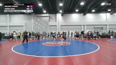 135 lbs 3rd Place Match - Melania Turano, Savage Wrestling Academy vs Kierra Rush, Hoke Forge