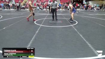 150 lbs Semifinal - Maxx Steffan, Great Bend Kids vs Thomas Slack, Armstrong County Wrestling Aca