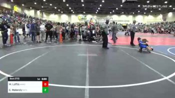 46 lbs Quarterfinal - Johnny Grosdidier, Payette Wrestling Club vs Ayden Valdez, Nevada Elite
