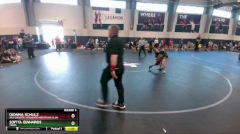 114 lbs Round 5 - Dionna Schulz, Hill Country Wildcats Wrestling Club vs Sofiya Gianaros, Texas
