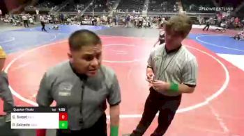 46 lbs Quarterfinal - Sadie Sweat, Kalispell WC vs Presley Salcedo, Rough House