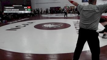 285 lbs 5th Place Match - Liam Babitt, MSU Moorhead vs Adolfo Betancur, Johnson & Wales
