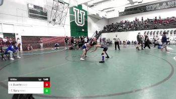 120 lbs Quarterfinal - Isaiah Duarte, Colony vs Talon Spry, Rancho Cucamonga