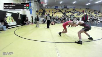 106 lbs Consi Of 4 - Chance Stenzel, Grove vs Blake Enos, Wagoner