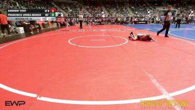 64 lbs Round Of 32 - Andrew Yost, CP Wrestling vs Francisco Urrea-Munoz, Hot Shots