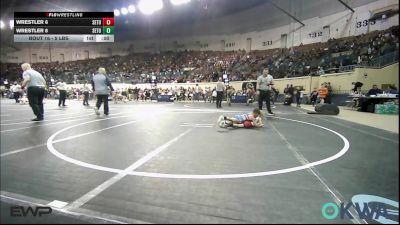 43 lbs Round Of 16 - Miles Steiner, Mustang Bronco Wrestling Club vs Grayson Mortimer, Lions Wrestling Academy