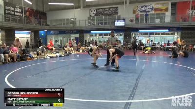 132 lbs Cons. Round 3 - George Selmeister, Well Trained vs Matt Bryant, Next Level Wrestling Club