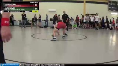 132 lbs Cons. Semi - Jake Petras, Midwest Xtreme Wrestling vs Jack Davis, Contenders Wrestling Academy