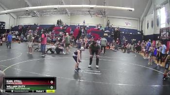 62 lbs Cons. Semi - Karl Stoll, Carolina Reapers vs William Duty, Eastside Youth Wrestling