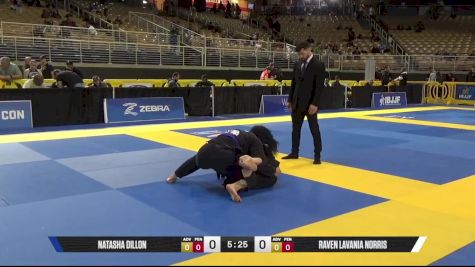 Raven Lavania Norris vs Natasha Dillon 2025 Pan Jiu Jitsu IBJJF Championship