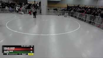 136 lbs Quarterfinal - Allen Diaz, Nebraska vs Collin Hamm, Wrestling Factory