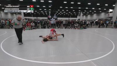 132 lbs Champ. Rd Of 128 - Carter Stuckey, Ohio vs Jordan Harrison, Lake Gibson High School Wrestling