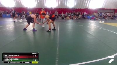 215 lbs Round 1 (16 Team) - Marcus Kurth, Buffalo vs Will Schultz III, Princeton