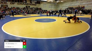 109 lbs Round Of 16 - Nathaniel Granados, Merced vs Anthony Garza, Clovis