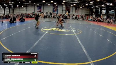 140 lbs Rd# 9- 2:15pm Saturday Final Pool - Adrian Barbosa, POWA vs Ruger Pennington, Minion Black