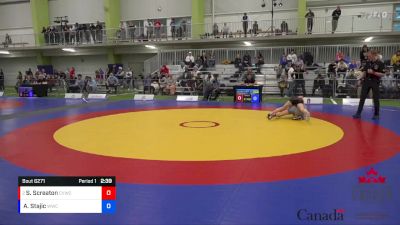 57kg Round 4 - Savanna Screaton, Cowichan Valley WC vs Ava Stajic, Windsor WC