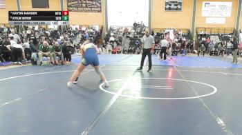 132 lbs Consolation - Kaydn Hansen, Mt. Blue vs Kylie Biter, Oxford Hills