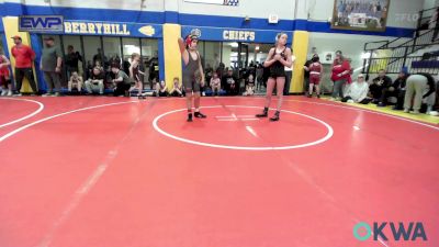 100 lbs Rr Rnd 2 - Gabriel Thorpe, Owasso Takedown Club vs Zoey Vaughn, Sperry Wrestling Club