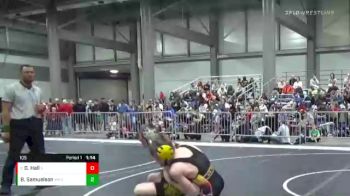 105 lbs Champ. Round 1 - Griffin Hall, Salina vs Blake Samuelson, Paola