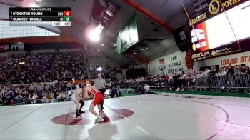 4A 157 lbs 3rd Place Match - Clancey Howell, Snake River vs Stockton Young, Weiser