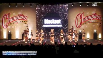 Maryland Twisters - Virginia - Blackout [2025 L6 Senior - Small Day 2] 2025 Champion Cheer and Dance Grand Nationals
