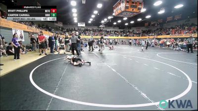 46 lbs Rr Rnd 3 - Ryatt Phillips, Murray County Takedown Club vs Canton Cargill, Duncan Demon Wrestling