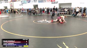 165 lbs Cons. Round 2 - Zane Lindberg, Interior Grappling Academy vs Kalek Donnelly, Anchorage Youth Wrestling Academy