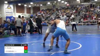 182 lbs Consolation - Kyle Conde, Fountain Valley vs Izak Arredondo, Granite Hills