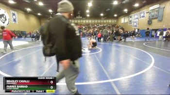 165 lbs Champ. Round 2 - Bradley Cavalli, Casa Roble vs Farres Babbad, Cesar Chavez