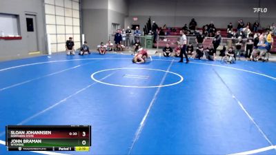 125 lbs Quarterfinal - John Braman, Wyoming vs Sloan Johannsen, Northern State