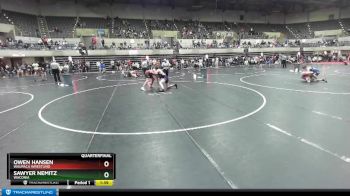 189 lbs Quarterfinal - Owen Hansen, Waupaca Wrestling vs Sawyer Nemitz, Waconia