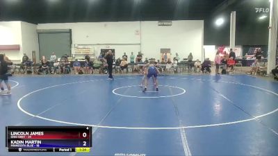 136 lbs Placement Matches (8 Team) - Lincoln James, Ohio Grey vs Kadin Martin, Minnesota Blue