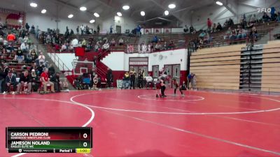 45 lbs Round 2 - Jameson Noland, Eagles Elite Wc vs Carson Pedroni, Edgewood Wrestling Club