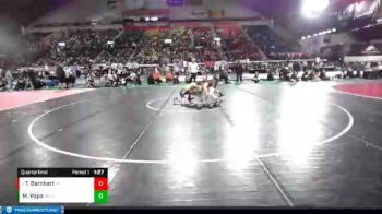 5A 120 lbs Quarterfinal - Tyson Barnhart, Post Falls vs Matthew Papa, Meridian