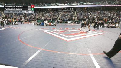 5A 144 lbs Cons. Semi - Alexander Garcia, Jay M. Robinson High School vs Alejandro Briones, Cedar Ridge