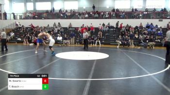 172 lbs 7th Place - Mason Swartz, Middletown vs Tegon Bosch, Wyomissing