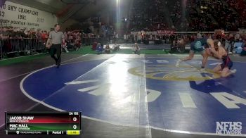 2A 152 lbs Quarterfinal - Jacob Shaw, New Plymouth vs Mac Hall, West Jefferson