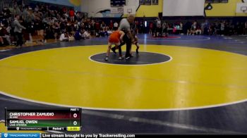 106 lbs Quarterfinal - Samuel Owen, Lake Stevens vs Christopher Zamudio, Blaine