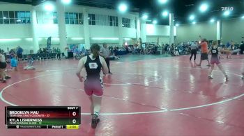 135 lbs Champ Round 1 (16 Team) - Brooklyn Mau, Team Iowa Crazy Coconuts vs Kyla Lisherness, Team Montana Silver