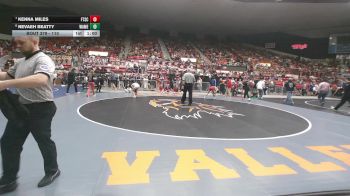 110 lbs 3rd Place Match - Nevaeh Beatty, Wamego HS vs Kenna Miles, Fort Scott HS