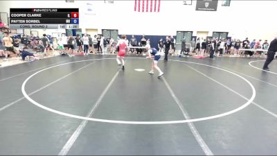 106 lbs Cons. Round 2 - Cooper Clarke, IL vs Payten Sorbel, MN