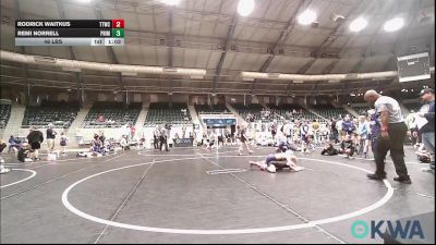 46 lbs Quarterfinal - Rodrick Waitkus, TTWC Cream vs Remi Norrell, Prime Wrestling
