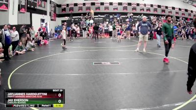 75 lbs Round 2 - Jax Emerson, Carolina Reapers vs Jayliannes Hardguittini, Mighty Warriors Wrestling Acad