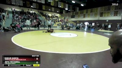 106 lbs Round 3 - Kaelib Garcia, Temecula Valley Wrestling Club vs Zeth McCaskill, Carlsbad Legacy