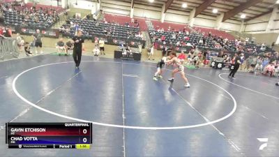 102 lbs Quarterfinal - Gavin Etchison, MT vs Chad Votta, MD