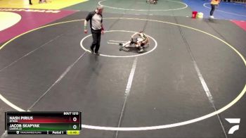 57 lbs Cons. Round 1 - Nash Pirius, Byron vs Jacob Skapyak, Lakeville