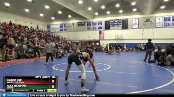 126 lbs Champ. Round 2 - Jinsoo Lee, Arnold O Beckman vs Alex Newman, Servite