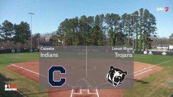 Replay: Catawba vs Lenoir-Rhyne - DH | Mar 8 @ 2 PM