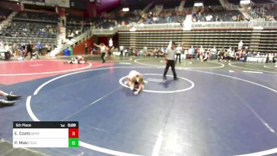 88 lbs 5th Place - Easton Coats, Bear Cave vs Pierce Maki, Touch Of Gold