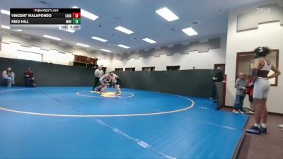 106 lbs Champ. Round 1 - Vincent Vialapondo, Laramie vs Reid Hill, Wind River